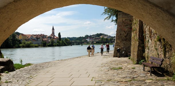 Passau on vanha roomalaiskaupunki Saksan Baijerissa