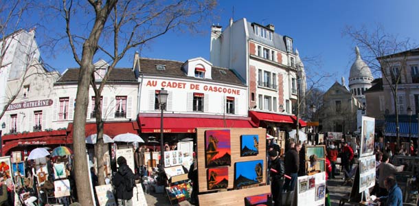 Montmartre on boheemi osa Pariisia