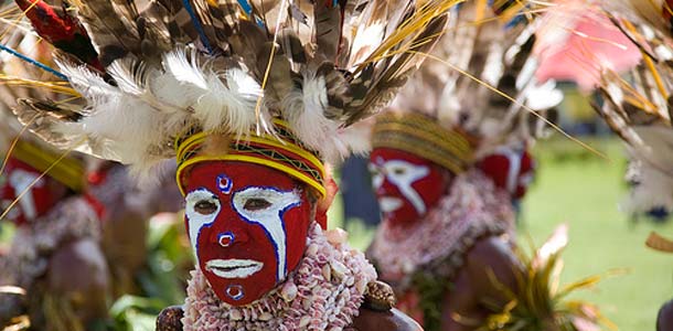Papua Uusi Guinea ei kuulu yleisimpiin turistikohteisiin