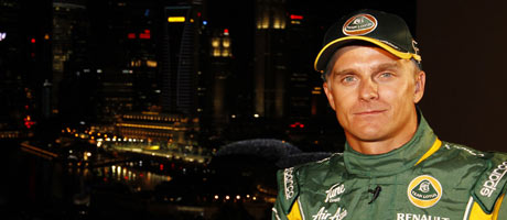 Heikki Kovalainen Singaporessa