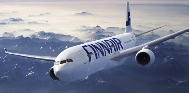 Finnairin kone matkalla