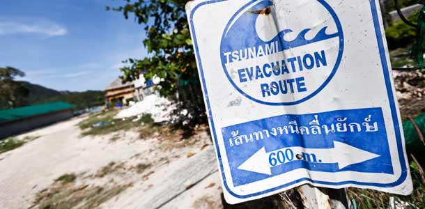 Tsunamivaara Thaimaassa