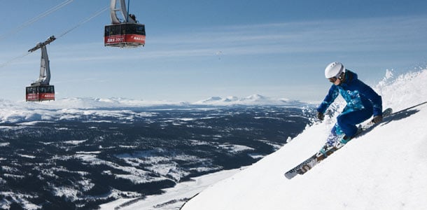 Ruotsin Åre on Skandinavian tunnetuin hiihtokeskus