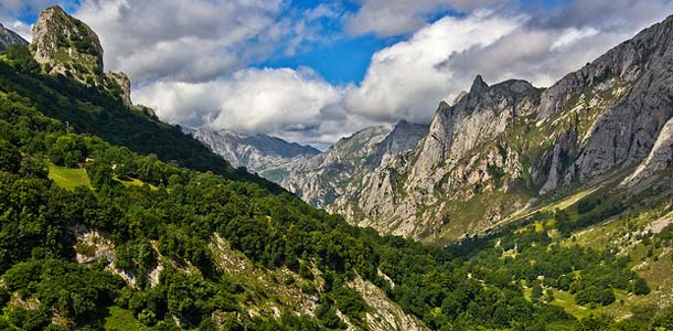 Asturian luonnonpuistot Espanjassa