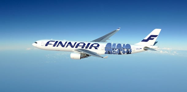 Finnairin koneet saivat uuden Marimekko-kuosin