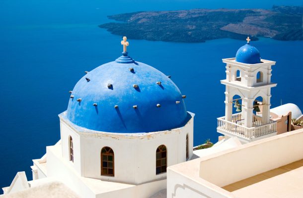 Kreikan romanttinen Santorini