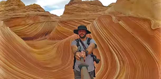 Mies kuvasi 360 asteisia selfieitä ympäri maailmaa