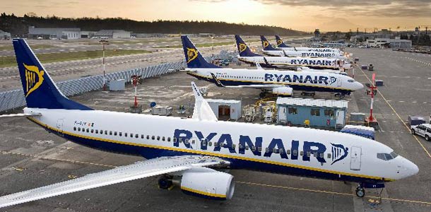 Ryanair löysää rajoituksia