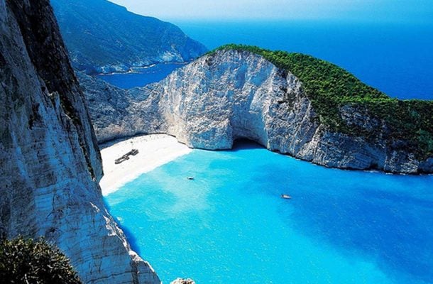 Navagio Beach sijaitsee Kreikassa