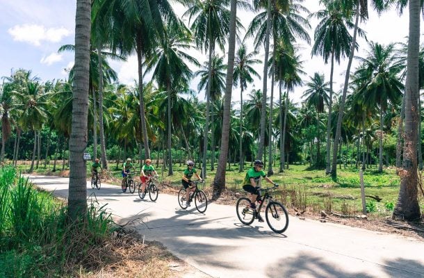 Pyöräily Thaimaassa