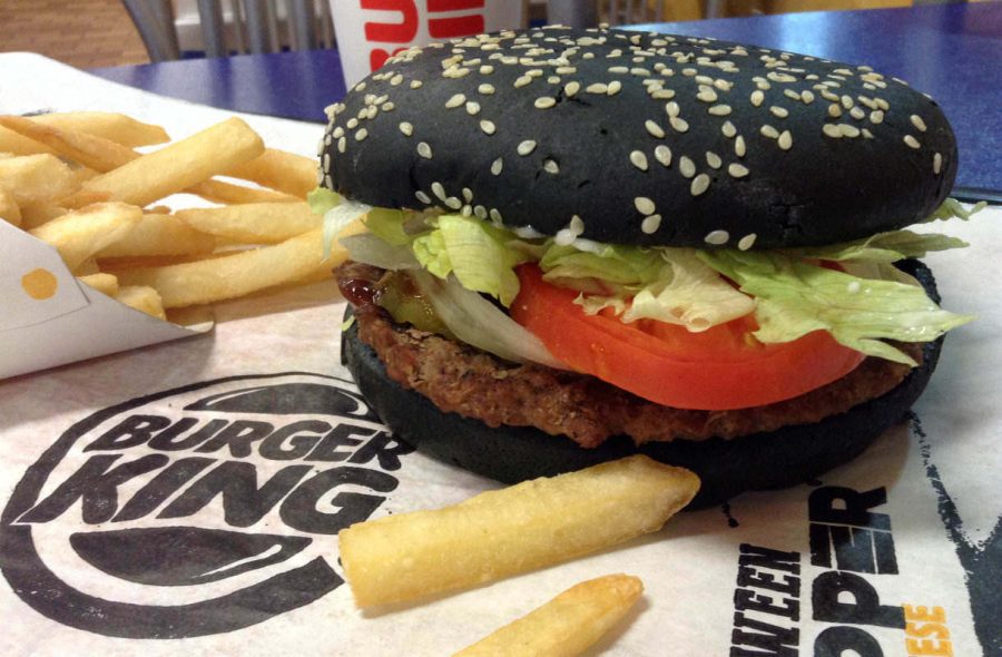 Burger Kingin musta Halloween-hampurilainen