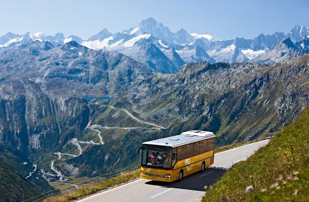 Sveitsin Furkasola on yksi Euroopan upeimmista autoreiteistä