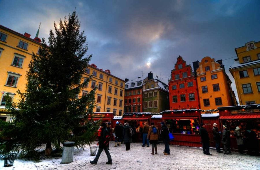 Joulumarkkinat Tukholmassa