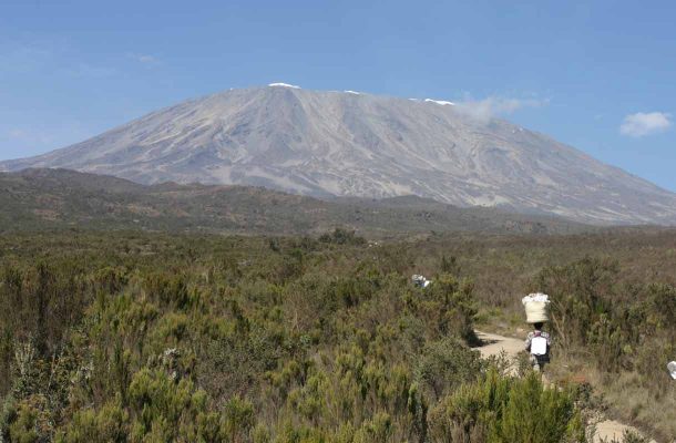 Kibon huippu Kilimanjarolla