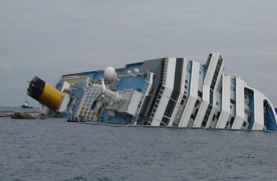 Costa Concordia -aluksen hylky