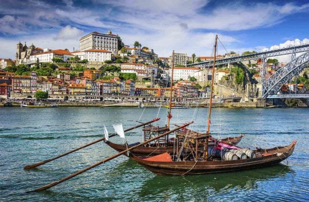 Porton kaupunki Portugalissa