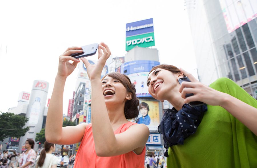 Selfie Japanissa