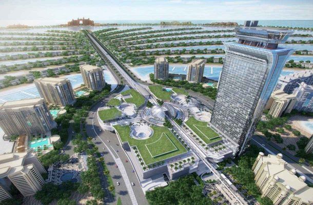Uusi hotelli valmistuu Palm Jumeirahin saarelle