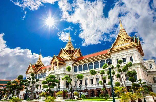 Grand Palace Thaimaan Bangkokissa