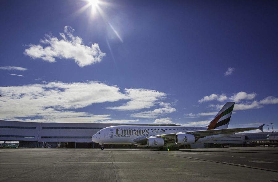 Emirates avasi maailman pisimmän lentoreitin