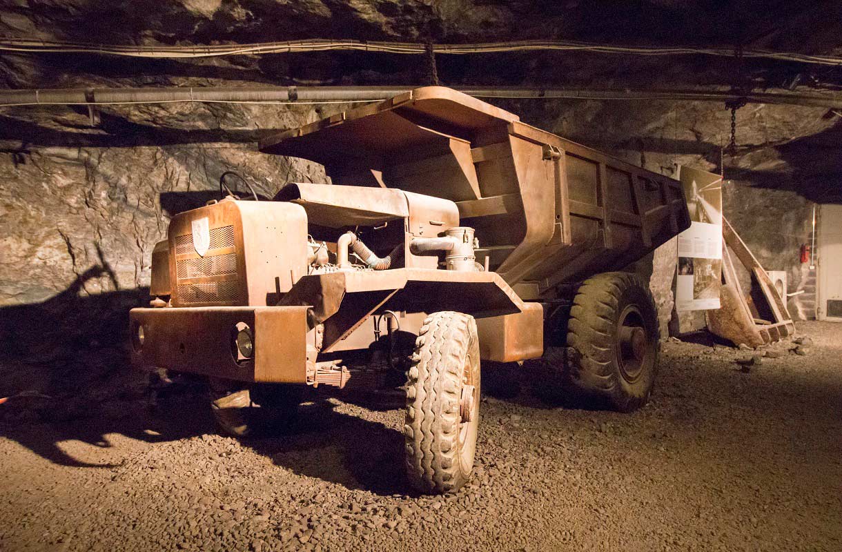 Tytyrin kaivosmuseo sijaitsee 80 metrin syvyydessä