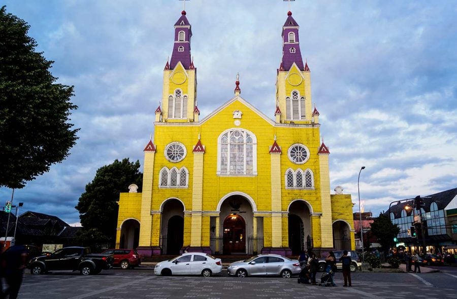 Kirkko Chiloén saarella