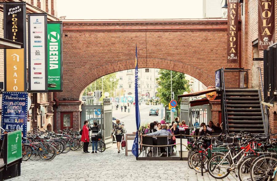 Tampere on vanha tehdaskaupunki.