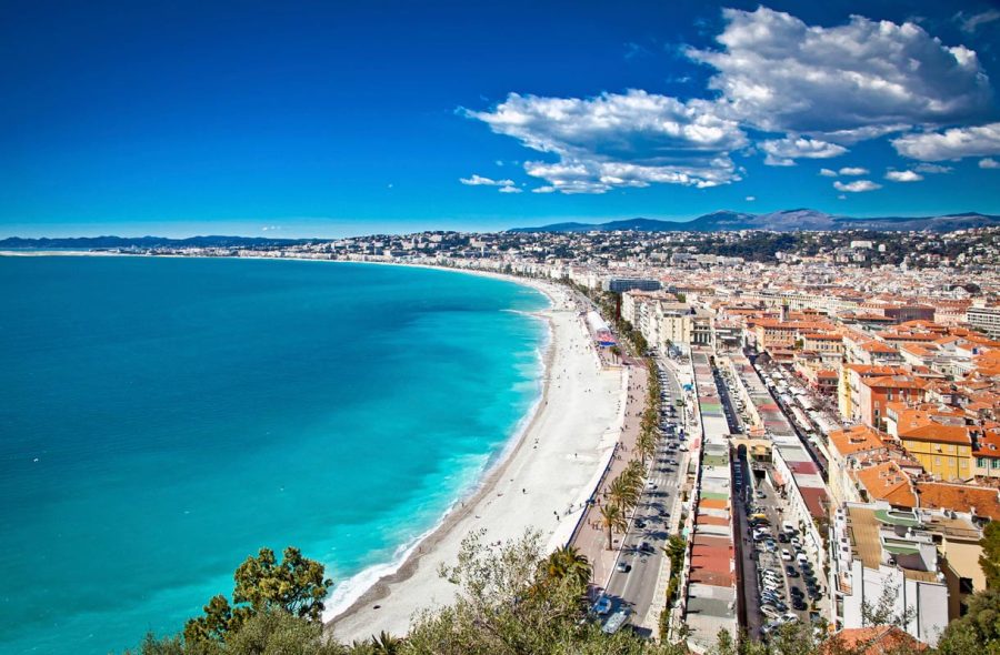 Nizzan rantakohde Ranskassa