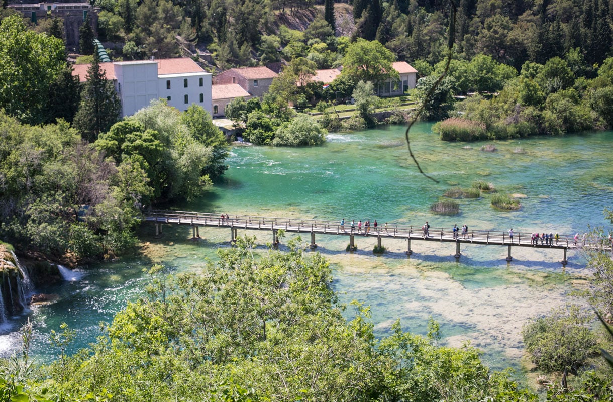 Krkan kansallispuisto, Kroatia
