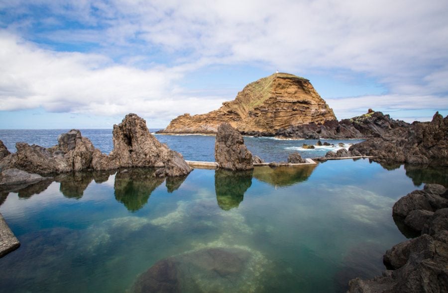 Luonnon muovaamat uima-altaat Madeiralla