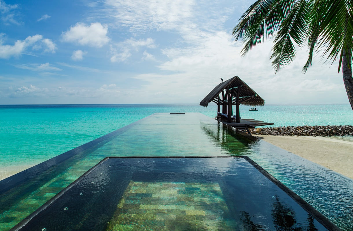 Mikä uima-allas! Tästä ei lomaparatiisi enää parane - katso kuvat Malediiveilta