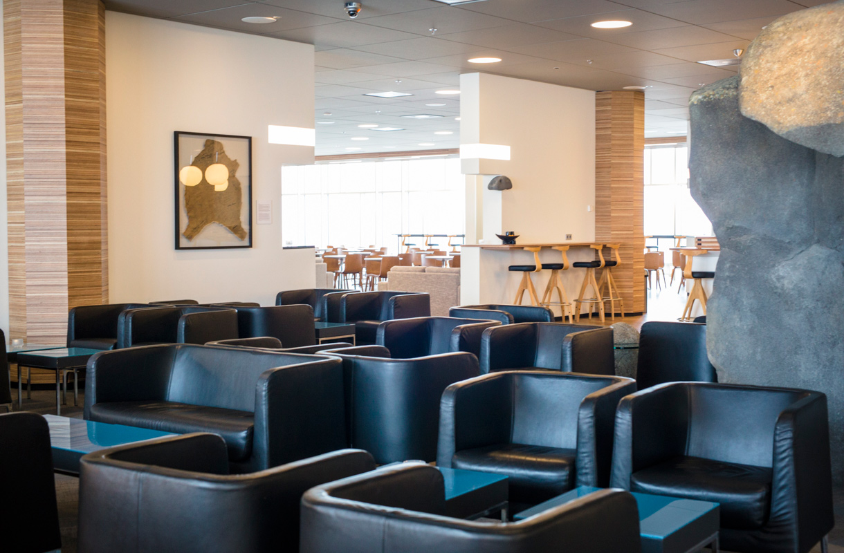 Icelandairin lounge