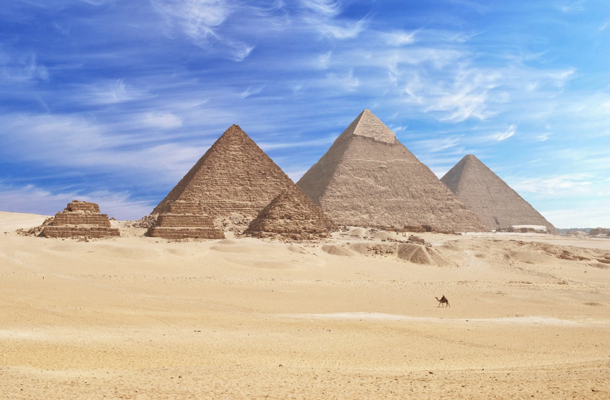 Gizan pyramidit, Egypti