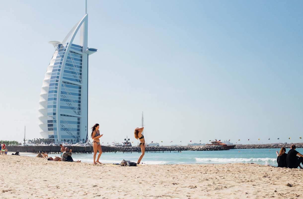 Mikä on paras ranta Dubaissa?