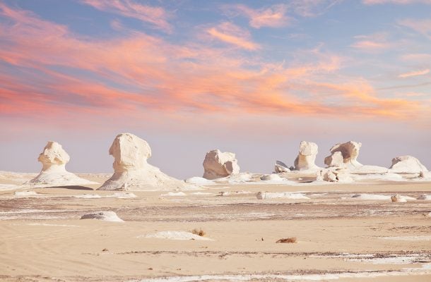 White Desert National Park, Egypti