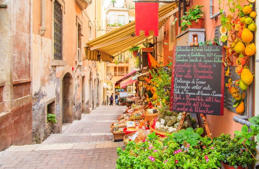 Turistien ruokamokat Italiassa