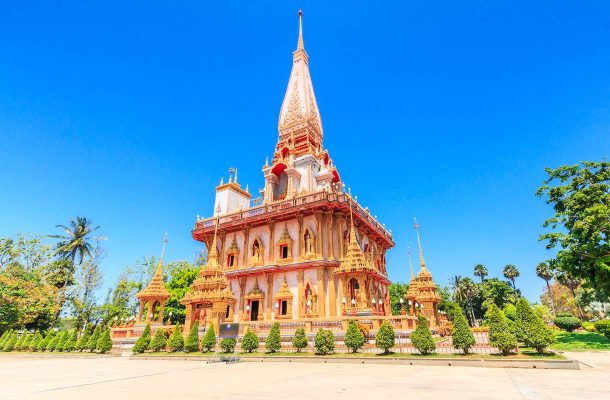 Wat Chalong -temppeli Thaimaassa