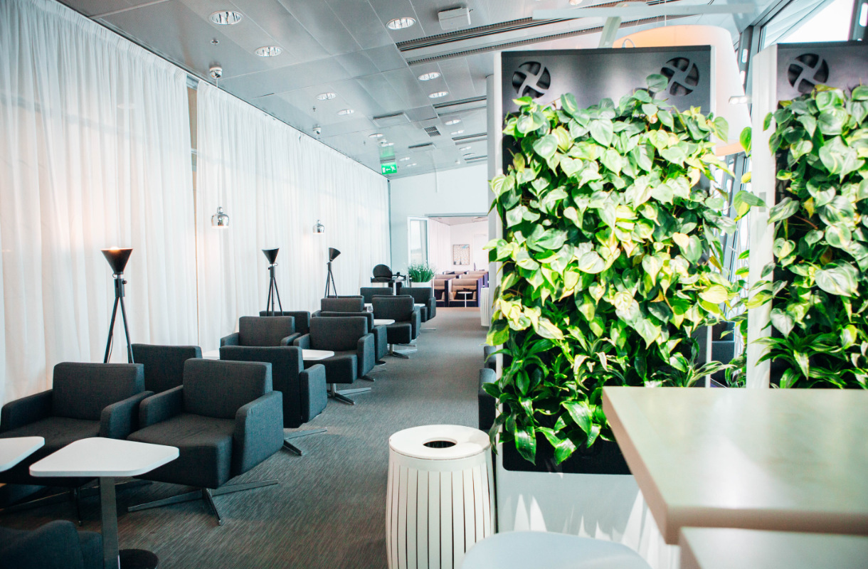 Finnairin Schengen-lounge