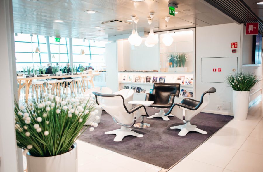 Finnairin Schengen-lounge