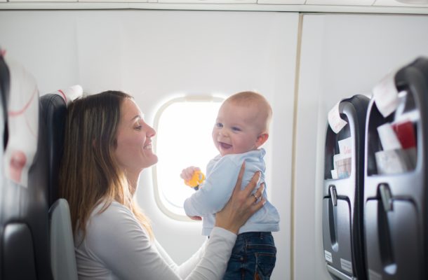 Vauvan kanssa lennolla