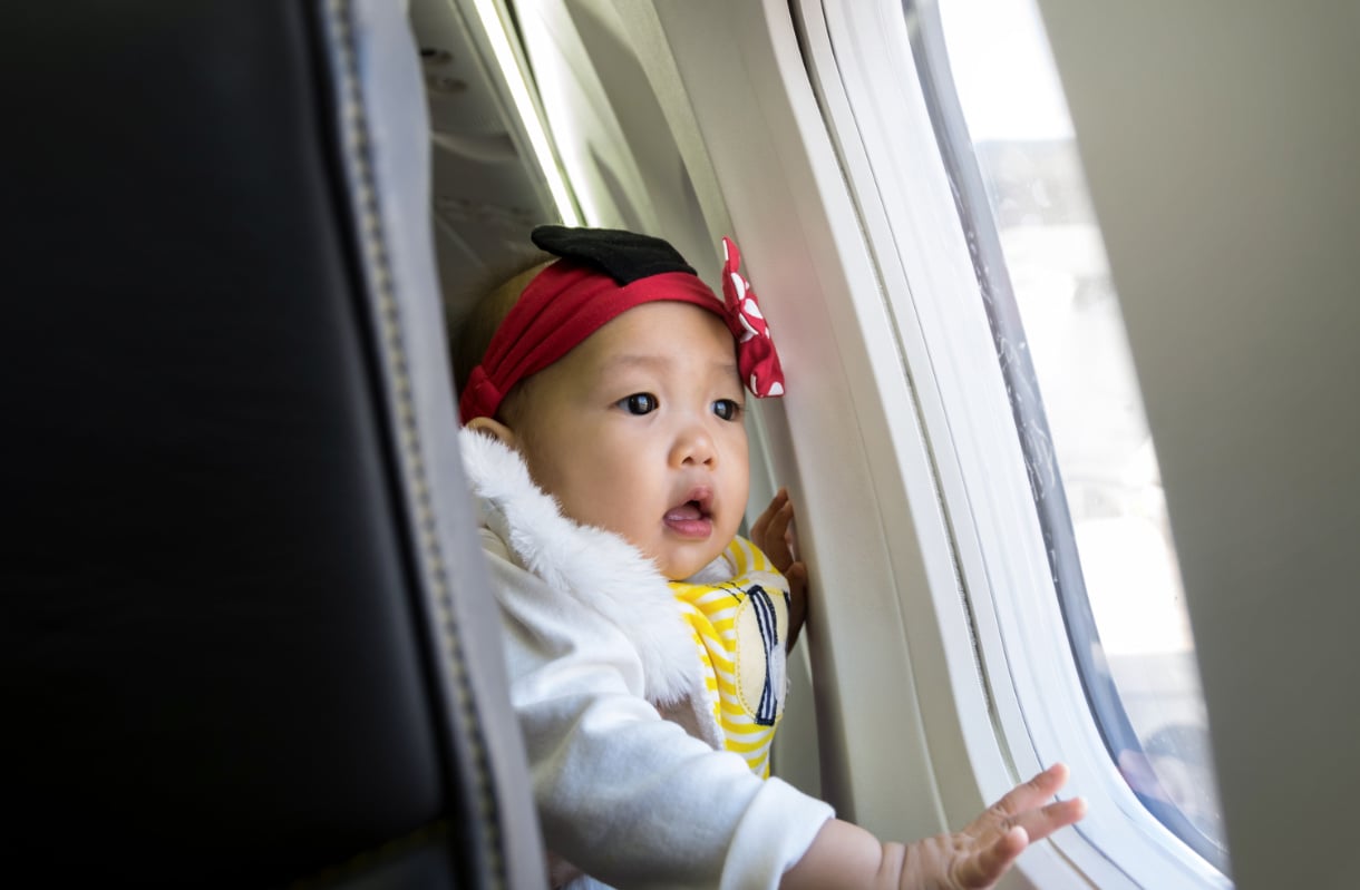 Vauvan kanssa lennolla