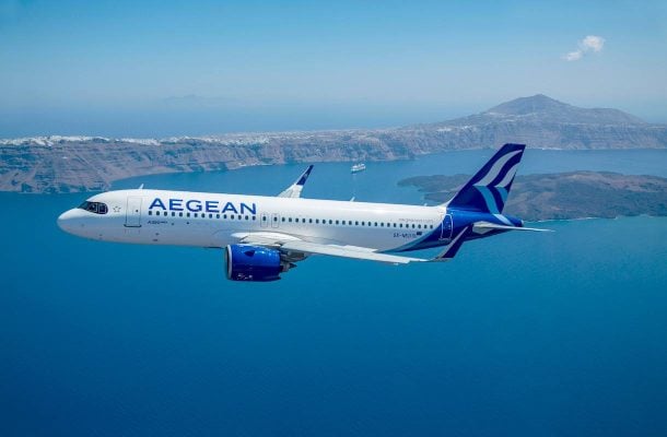 Aegean Airlinesin lentokone