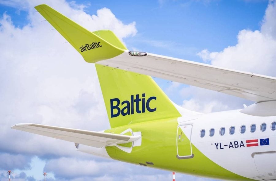 Air Balticin lentokone