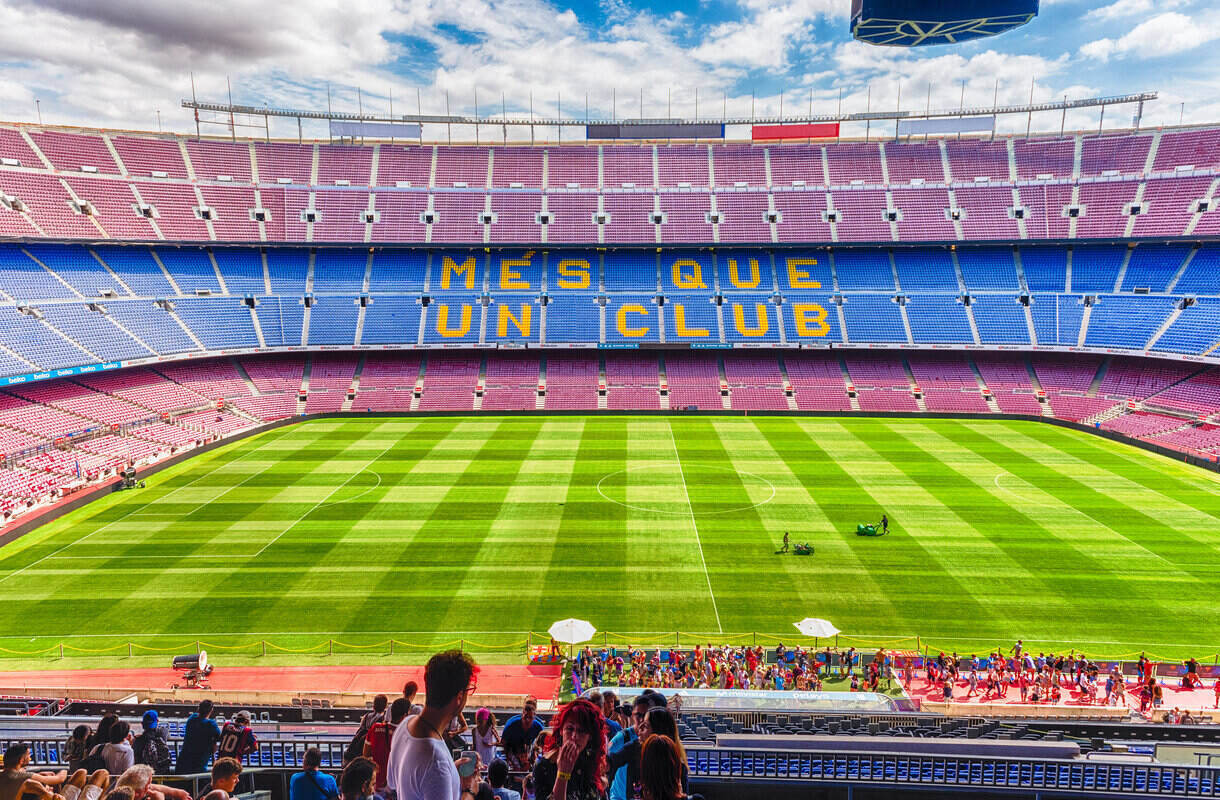 FC Barcelonan kotistadion Camp Nou