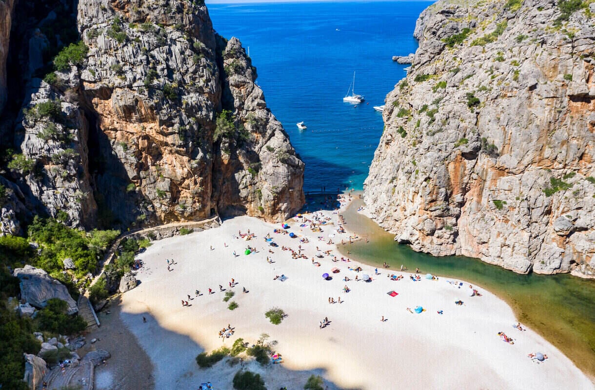 Torrent de Pareis on upea ranta Mallorcalla