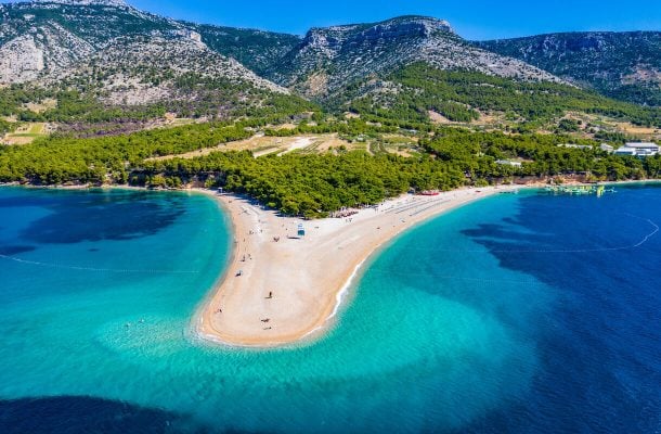 Kroatian kaunein ranta Zlatni rat