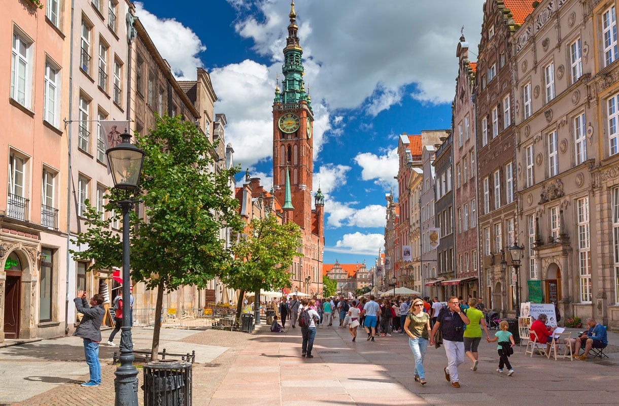 Gdanskin vanhankaupungin nähtävyydet