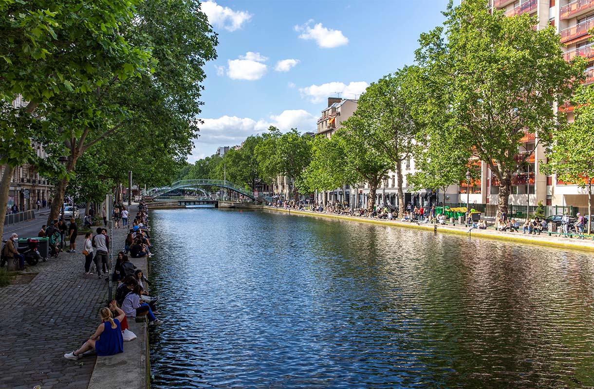 Canal Saint-Martin Pariisissa