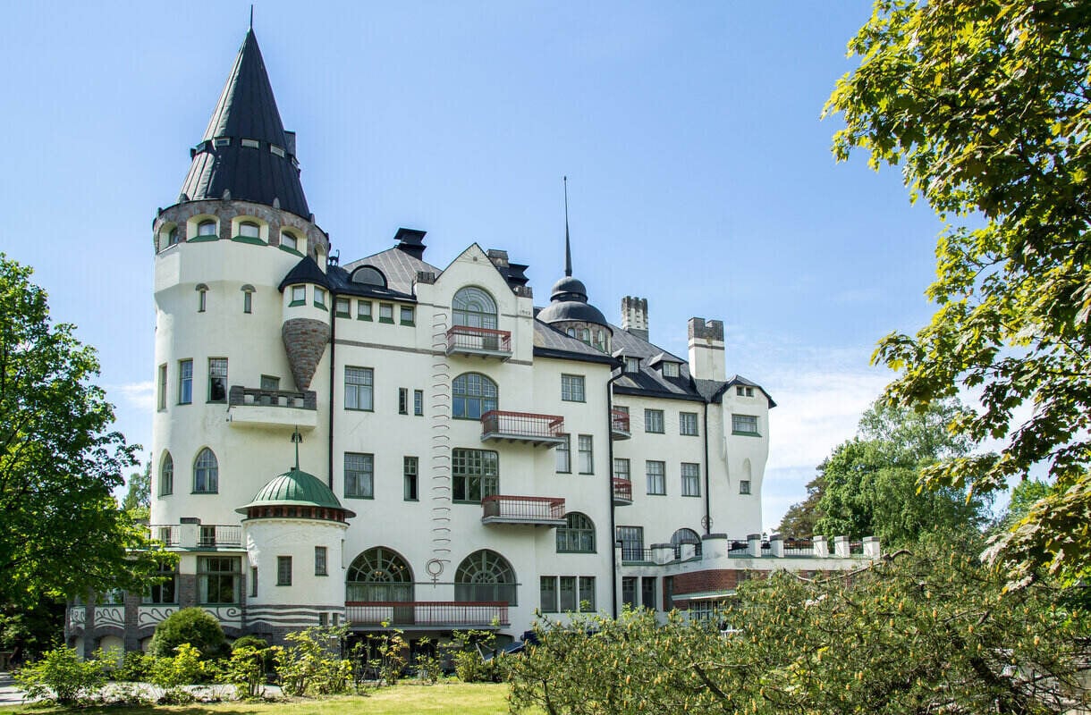 A castle hotel in Finland