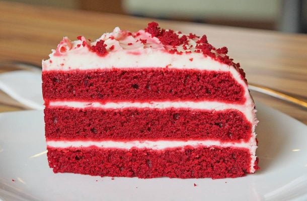 Amerikkalaiset jälkiruoat, red velvet cake